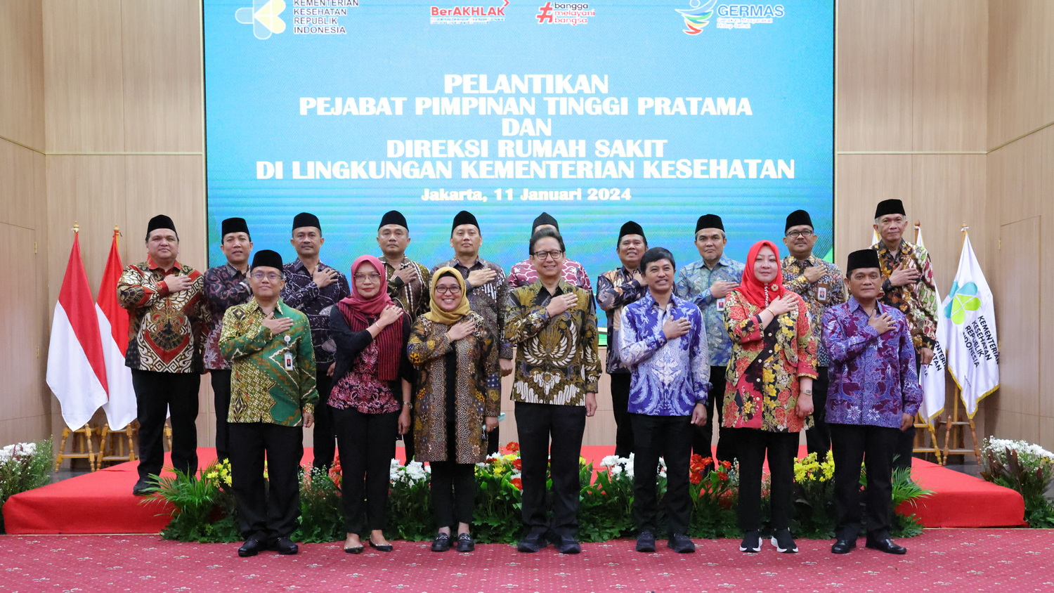 Resmi Dilantik ! Kepala BB Labkesmas Yogyakarta Hadiri Pengambilan Sumpah Jabatan